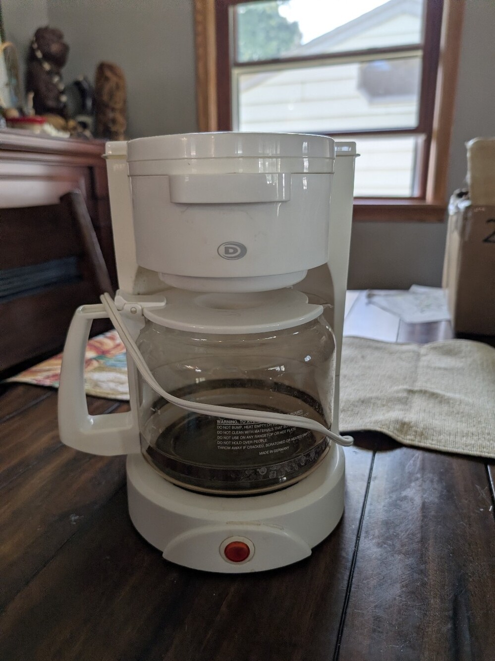 Small White Coffee Maker